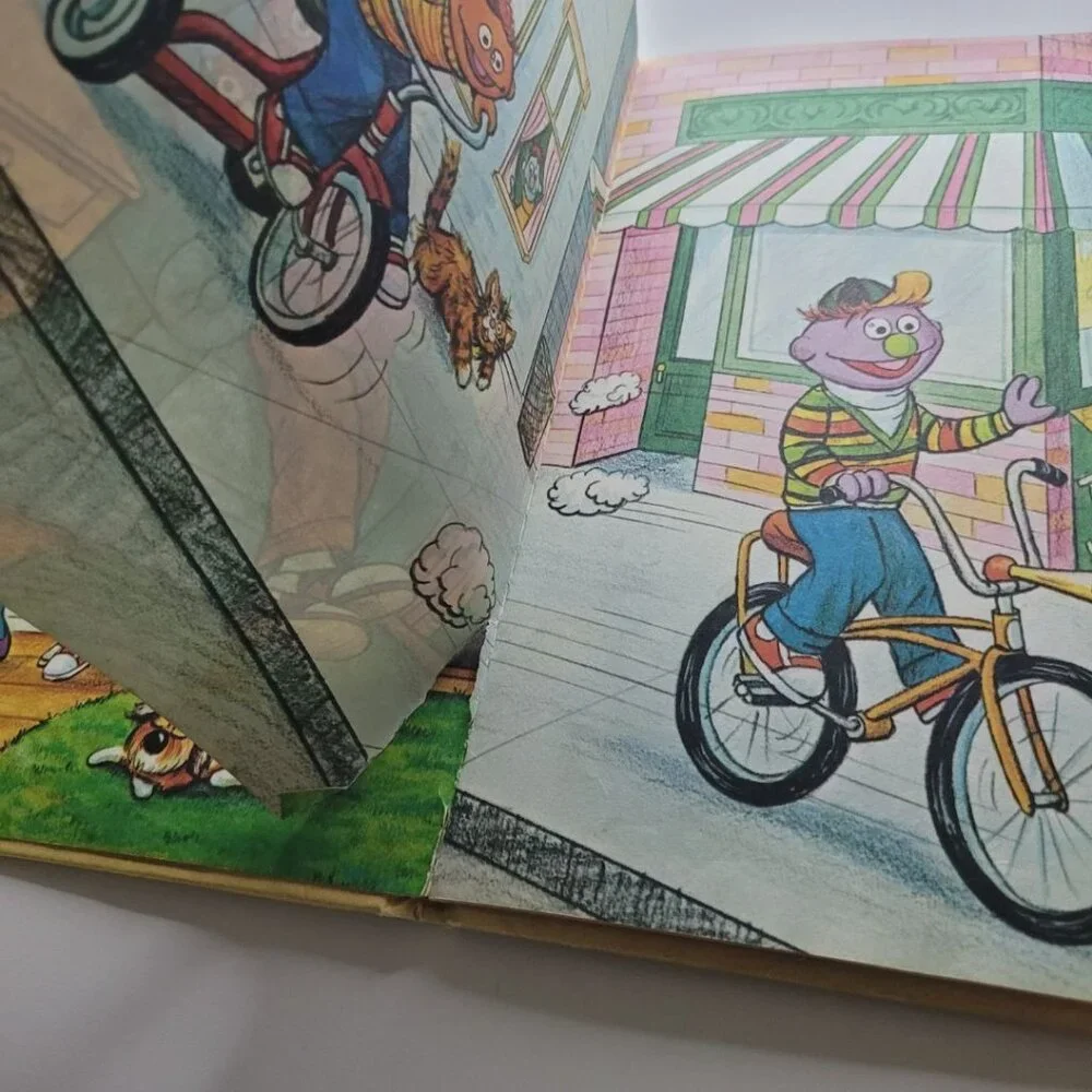 Sesame Street When I'm As Big As Freddie Book‎ Vintage 1980s Muppets Jim Henson